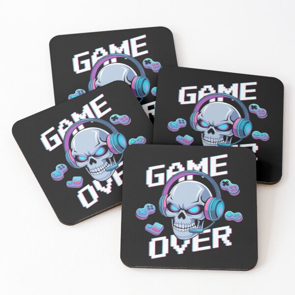 Item preview, Glitch Gamer Skull – Neon Cyber Gaming Design designed and sold by Dazai_shop⭐⭐⭐⭐⭐.