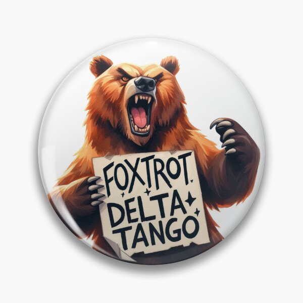 Item preview, Foxtrot Delta Tango Bear designed and sold by ryanapples2.