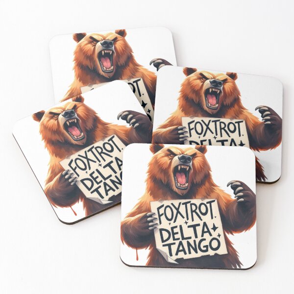 Item preview, Foxtrot Delta Tango Bear designed and sold by ryanapples2.
