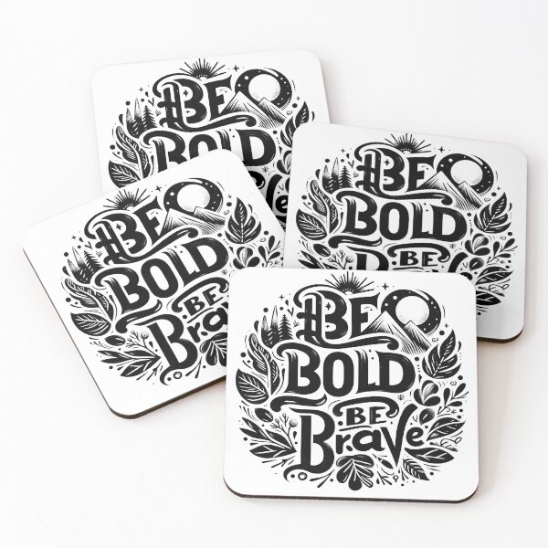 Item preview, bold, be bold, be brave designed and sold by TrueArtVibes.