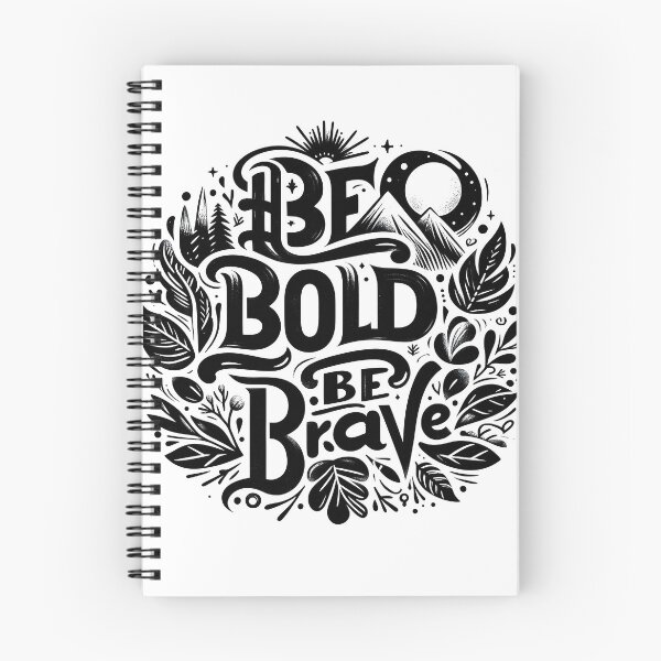 Item preview, bold, be bold, be brave designed and sold by TrueArtVibes.
