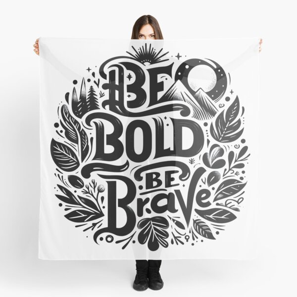 Item preview, bold, be bold, be brave designed and sold by TrueArtVibes.