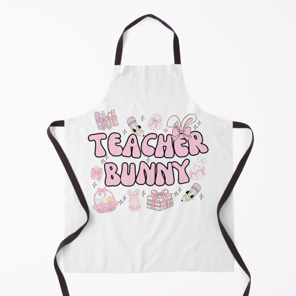 Item preview, Teacher Bunny Pink Coquette Easter Day designed and sold by thebest-2studio.