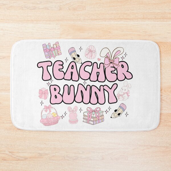 Item preview, Teacher Bunny Pink Coquette Easter Day designed and sold by thebest-2studio.