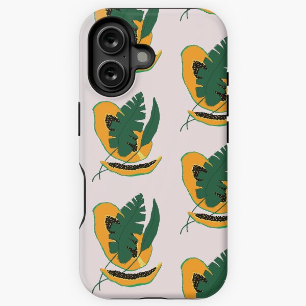 Item preview, Papayas and Tropical Leaves designed and sold by P401Love.