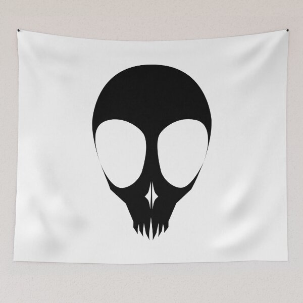 Item preview, Alien Skull - Invert - No Outline designed and sold by CRASH-MATT.