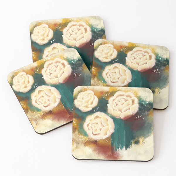 Item preview, Drenched in Summer – Abstract Dripping Roses designed and sold by graceirisart.