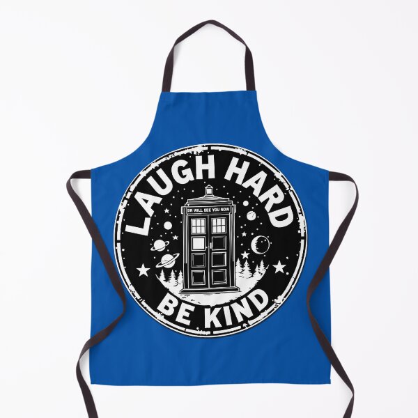 Item preview, Whimsical Time Travel Quote Art – "Laugh Hard, Be Kind" designed and sold by Scott Black.