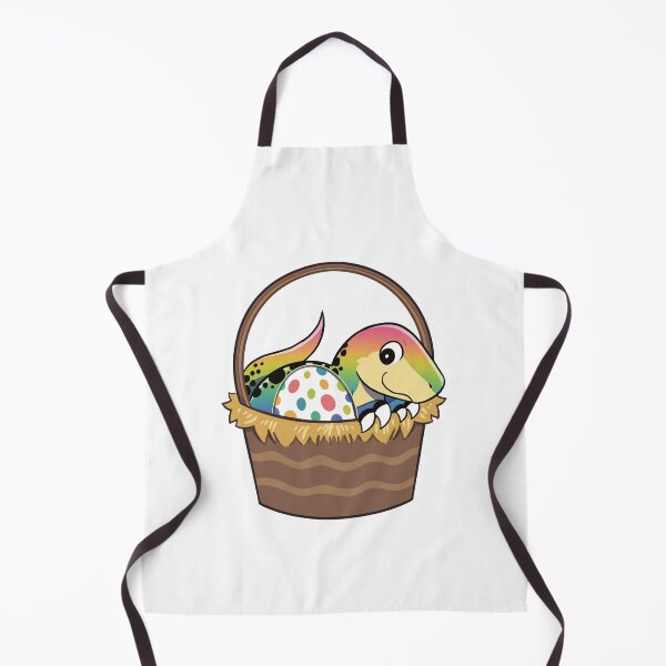 Item preview, Rainbow Dinosaur in Basket designed and sold by DinoDoggie.