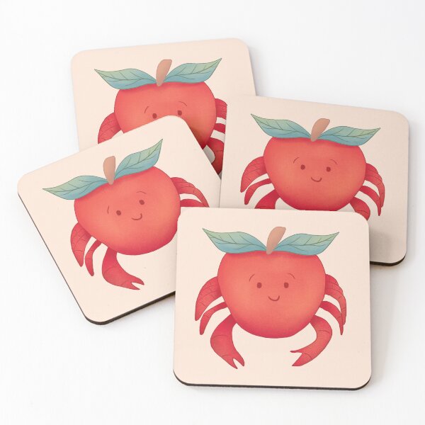 Item preview, Crab Apple cute funny drawing designed and sold by SaryandSaff.