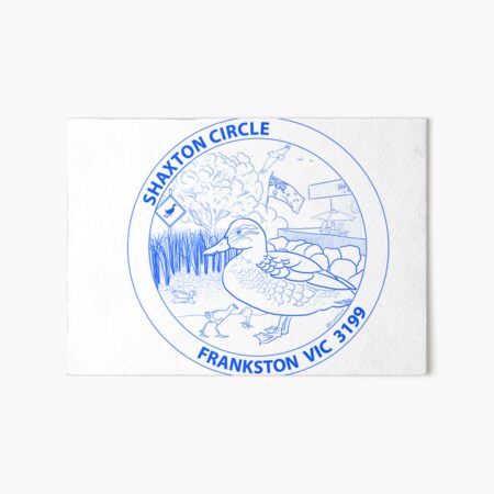 Item preview, Shaxton Circle Postmark - Blue designed and sold by ShaxtonCircle.