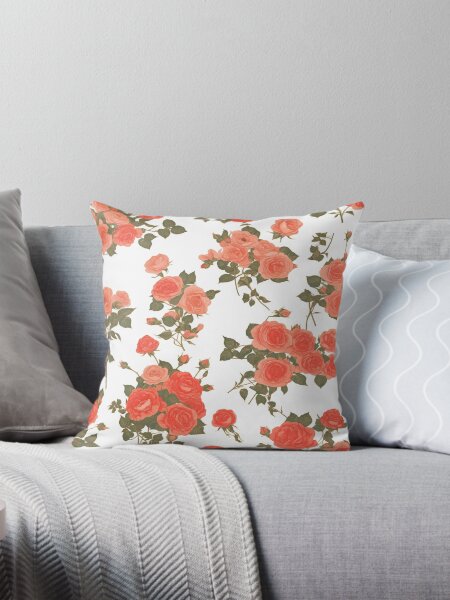 Item preview, Delicate Coral Roses designed and sold by PrintsByFrank.