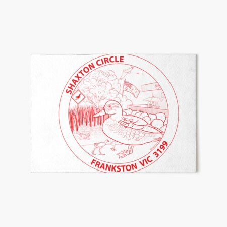 Item preview, Shaxton Circle Postmark - Red designed and sold by ShaxtonCircle.