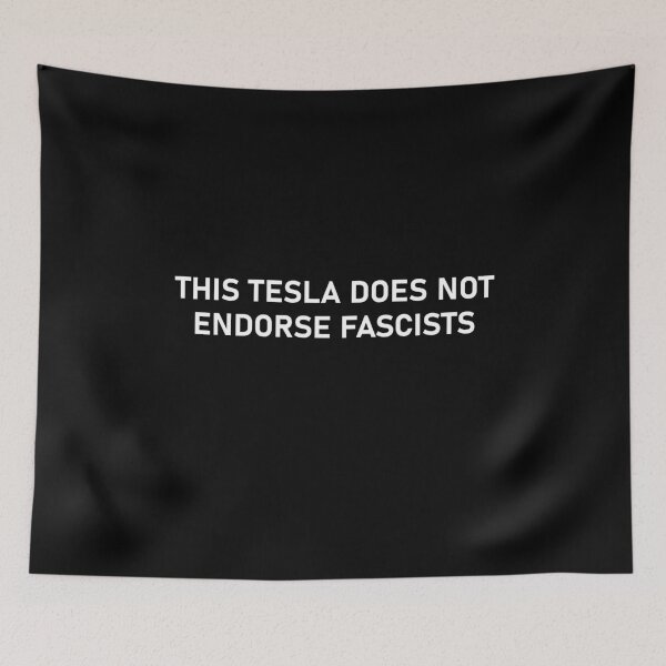 Item preview, This Tesla Does Not Endorse Fascists Anti Elon - EV Owner designed and sold by PixVib.
