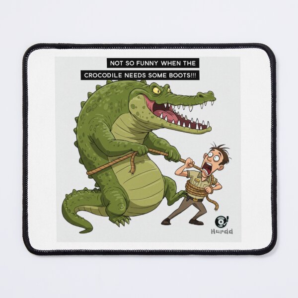 Item preview, Not So Funny/Crocodile designed and sold by Hurdd.