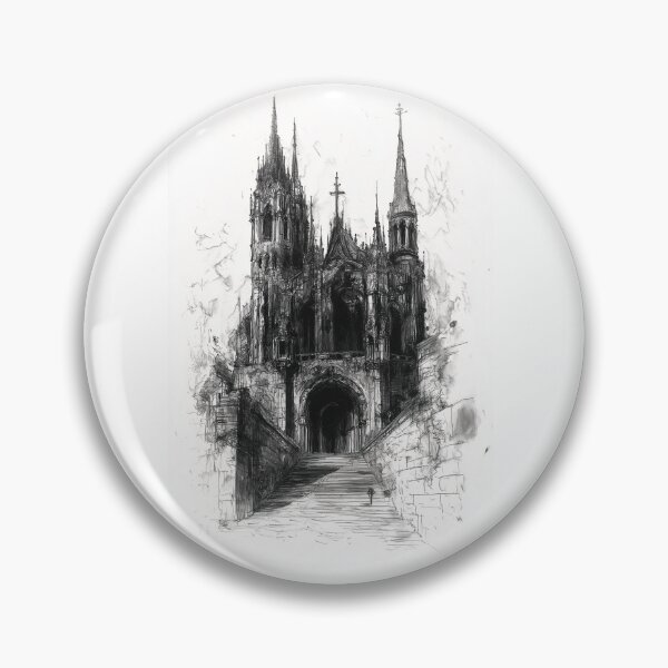 Item preview, The Cursed Ramparts. Gothic artwork by shadowinkedartwork designed and sold by shadowinkedart.