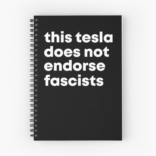 Item preview, This Tesla Does Not Endorse Fascists - Anti Musk designed and sold by PixVib.