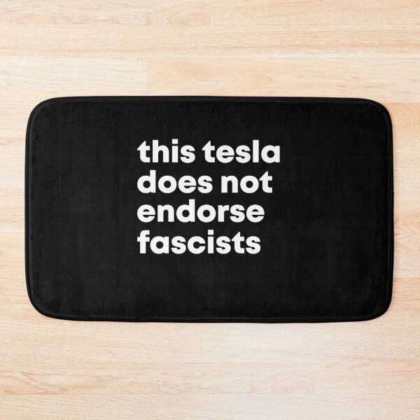 Item preview, This Tesla Does Not Endorse Fascists - Anti Musk designed and sold by PixVib.