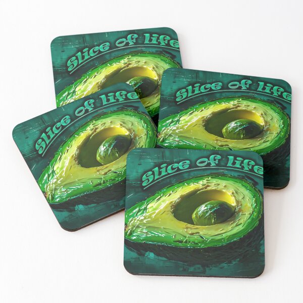 Item preview, Slice of Life – Vibrant Avocado Digital Art designed and sold by Alf Ribeiro.
