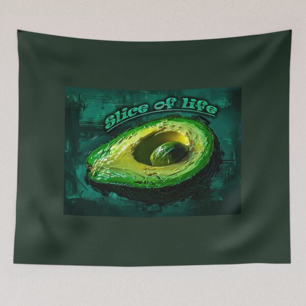 Item preview, Slice of Life – Vibrant Avocado Digital Art designed and sold by Alf Ribeiro.