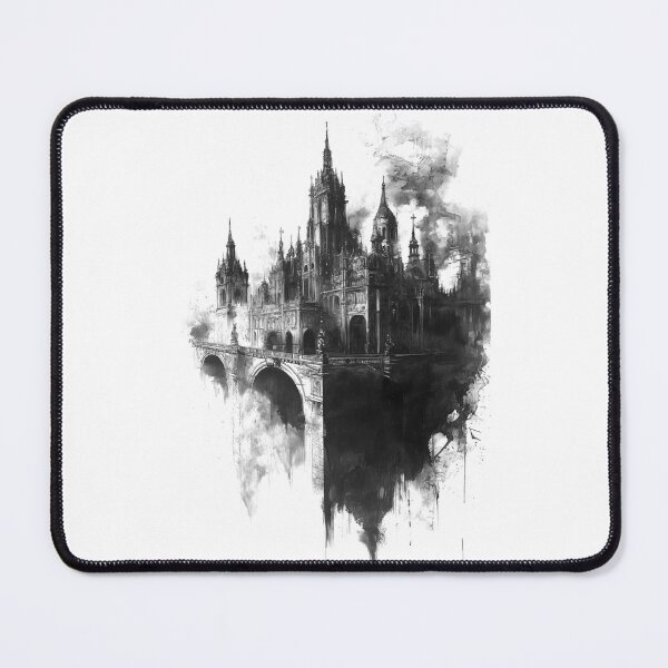 Item preview, The Bloodstone Castle. Gothic artwork by shadowinkedartwork designed and sold by shadowinkedart.