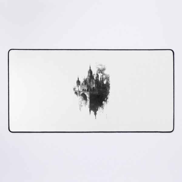 Item preview, The Bloodstone Castle. Gothic artwork by shadowinkedartwork designed and sold by shadowinkedart.