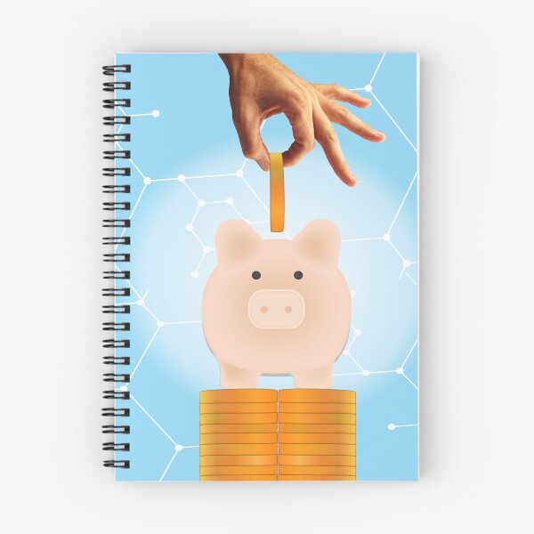Item preview, Wall Art Save Money Wallpaper designed and sold by Artist300DPI.