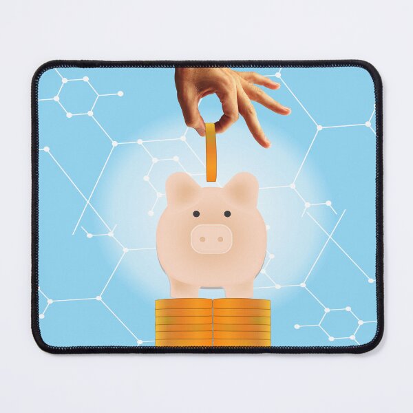 Item preview, Wall Art Save Money Wallpaper designed and sold by Artist300DPI.