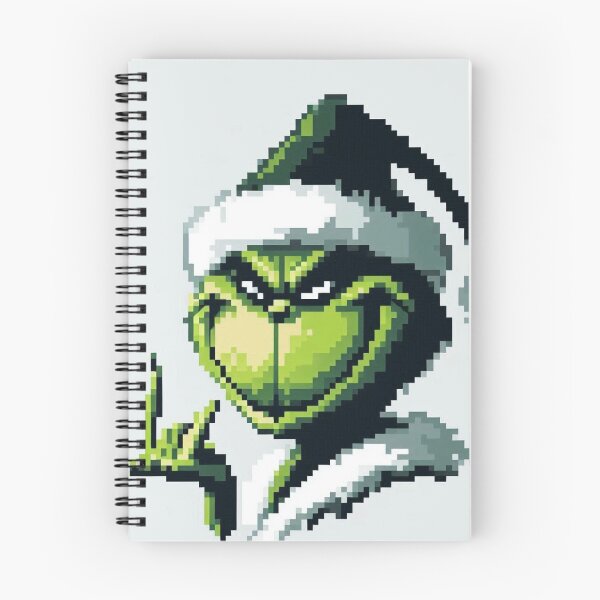 Item preview, Pixelated Grinch showing a Rockers Sign designed and sold by erkabees.