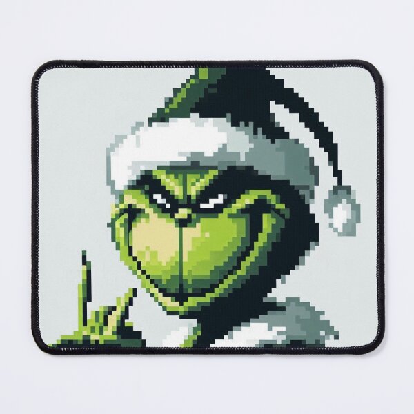 Item preview, Pixelated Grinch showing a Rockers Sign designed and sold by erkabees.