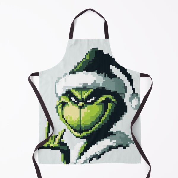 Item preview, Pixelated Grinch showing a Rockers Sign designed and sold by erkabees.
