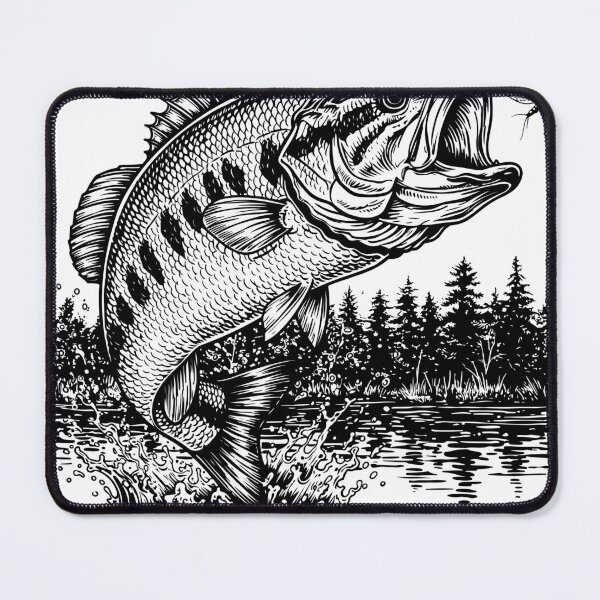 Item preview, Master Baiter Fishing Shirt - Bold Bass Artwork for Anglers designed and sold by rich4Design.