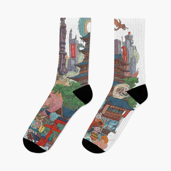 Item preview, Fantasy Tokyo – Mystical Ukiyo-e Inspired Art designed and sold by store-wasabi.