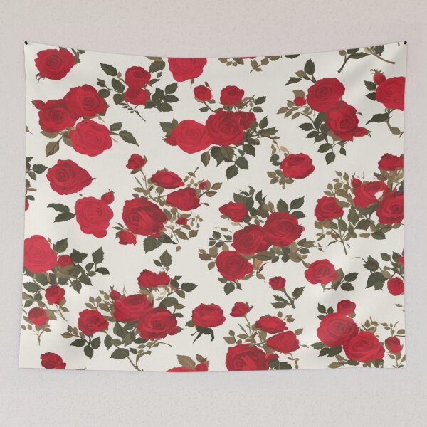 Item preview, Delicate Red Roses designed and sold by PrintsByFrank.