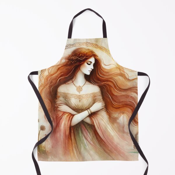 Item preview, Brigid - Celtic Goddess of Fire, Healing & Wisdom | Watercolor Art designed and sold by lynnebeclu.