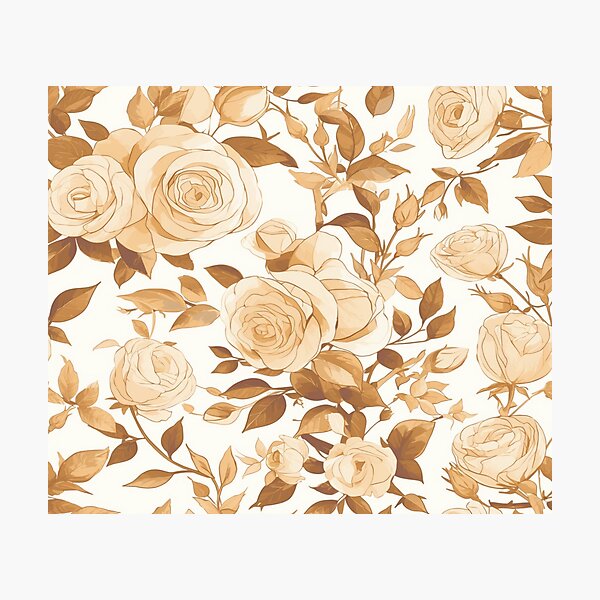 Item preview, Delicate Rose Gold Roses designed and sold by PrintsByFrank.