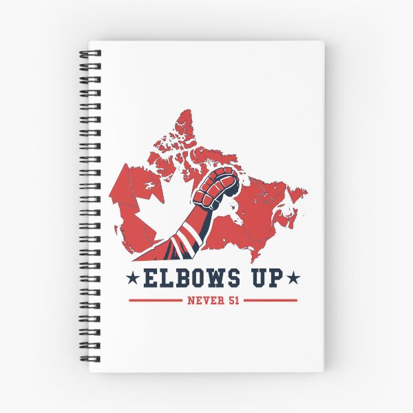 Item preview, Elbows Up canada – Retro Hockey & Resilience Design - never 51 canadian pride designed and sold by Khial.
