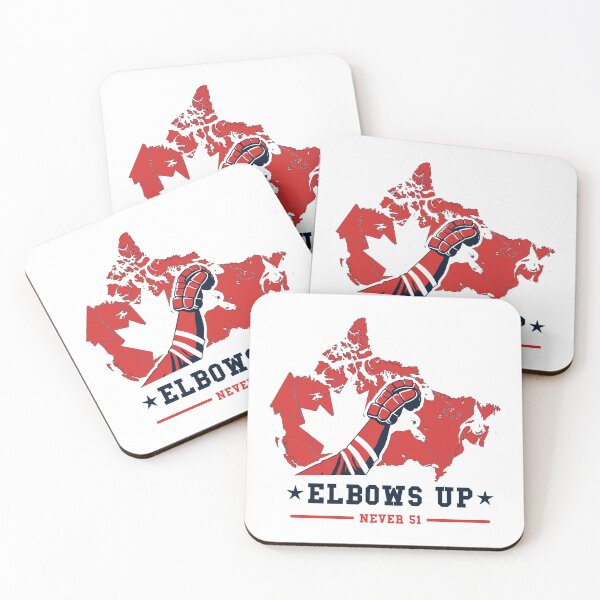 Item preview, Elbows Up canada – Retro Hockey & Resilience Design - never 51 canadian pride designed and sold by Khial.