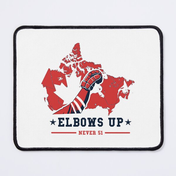 Item preview, Elbows Up canada – Retro Hockey & Resilience Design - never 51 canadian pride designed and sold by Khial.