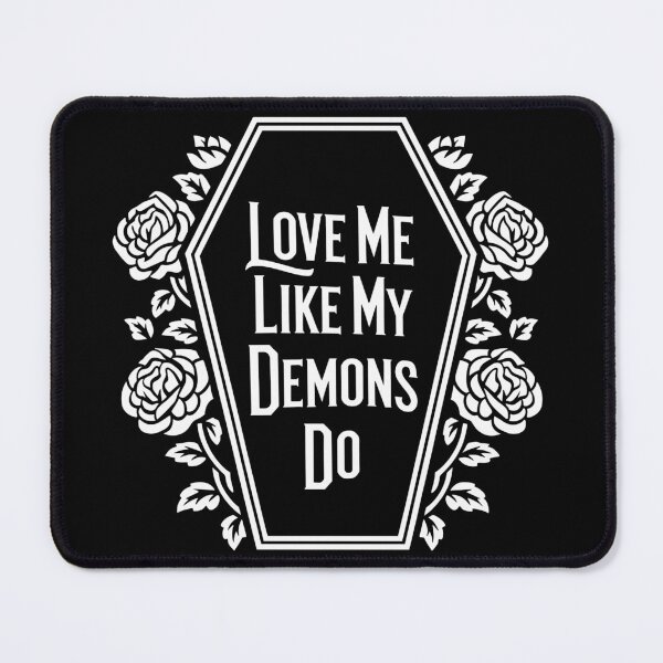 Item preview, Love Me Like My Demons Do – Gothic Aesthetic Dark Romance Design designed and sold by Aredbox.