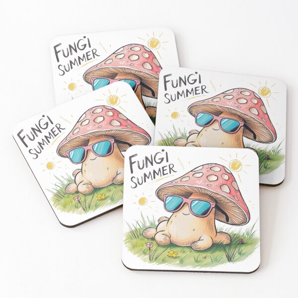 Item preview, Cute Summer Mushroom Sticker, Vintage Mushroom Drawing designed and sold by Bits & Bops Boutique.