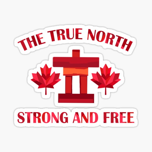 Item preview, Canada - The True North Strong and Free designed and sold by Patricia Johnston.