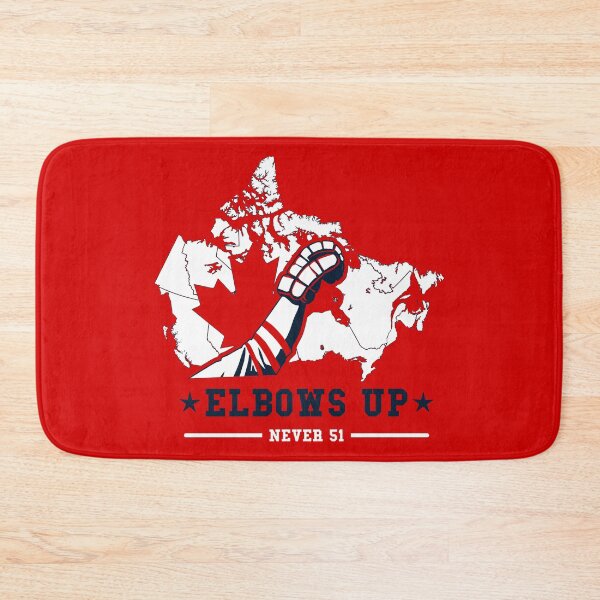 Item preview, Elbows Up canada – Retro Hockey & Resilience Design - never 51 canadian pride - white designed and sold by Khial.