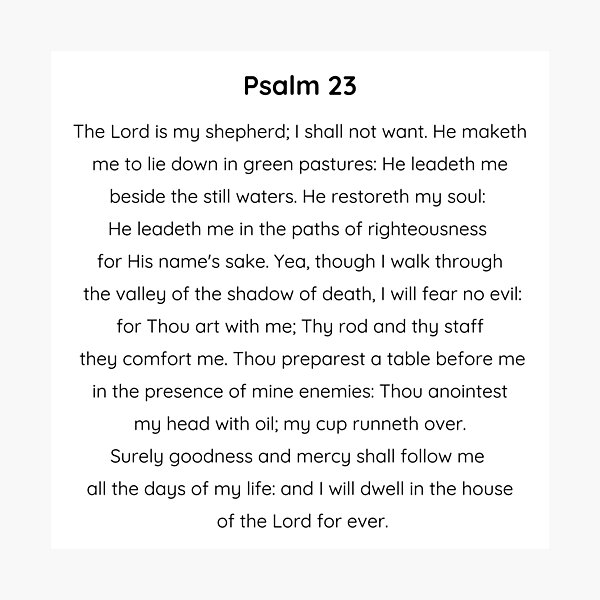 Item preview, Psalm 23 designed and sold by esha charles.