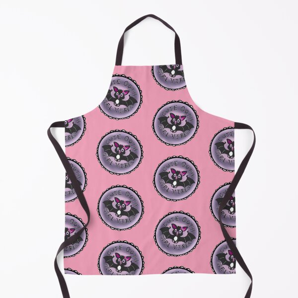 Item preview, Cute goth cartoon bat with lace pink version designed and sold by KatyChristoff.