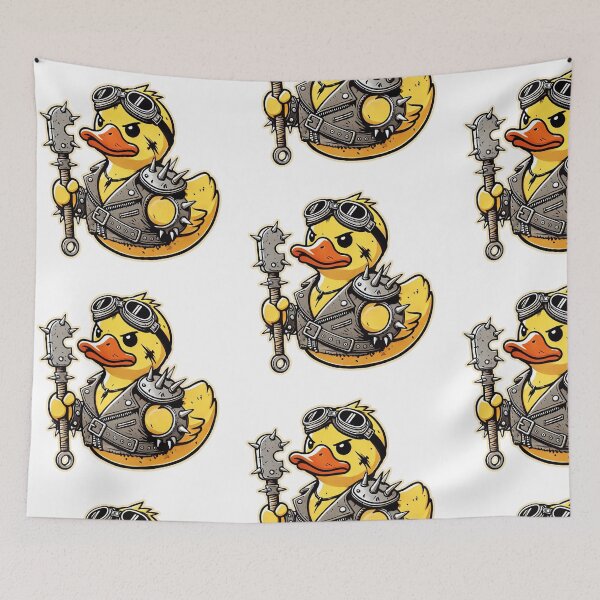 Item preview, Post-Apocalypse Punk Duck designed and sold by ChaosQuacks.