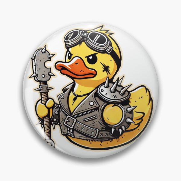 Item preview, Post-Apocalypse Punk Duck designed and sold by ChaosQuacks.
