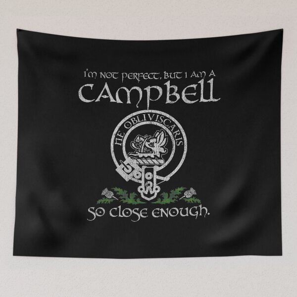 Item preview, Campbell of Strachur clan Scottish surname crest badge motto tartan sporran kilt men women designed and sold by Clan1093.