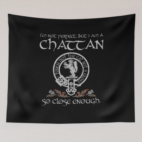 Item preview, Chattan Chief clan Scottish surname crest badge motto tartan sporran kilt men women designed and sold by Clan1093.
