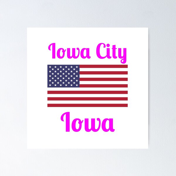 Item preview, Iowa City Iowa - Stylish Prints, designed and sold by Fleetwood1994.